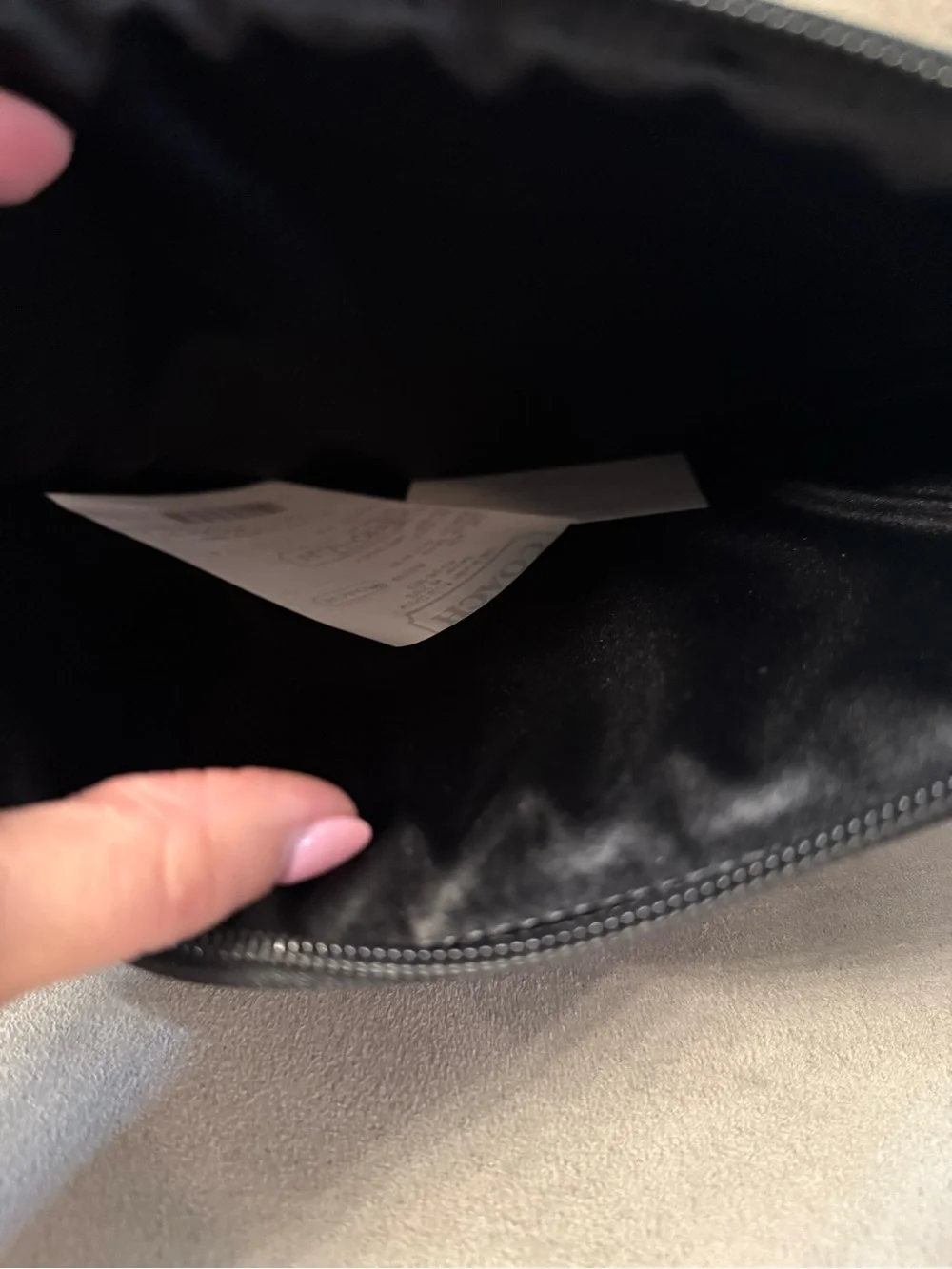 New IPad holderCoach Black Signature Canvas Zip Pouch🥳🥳❌❌ - Picture 4 of 5